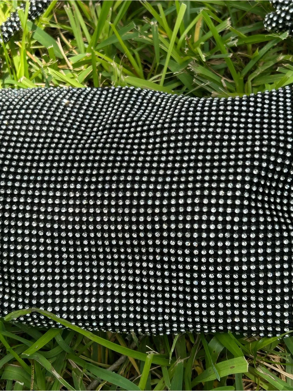 Black Rhinestone Embellished Bag
